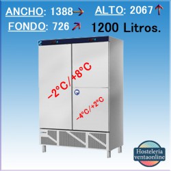 Edenox Armario de Refrigeracion con Compartimento de Pescado APPS-1403 HC